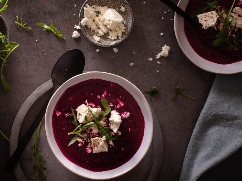 Rote-Bete-Eintopf mit Feta