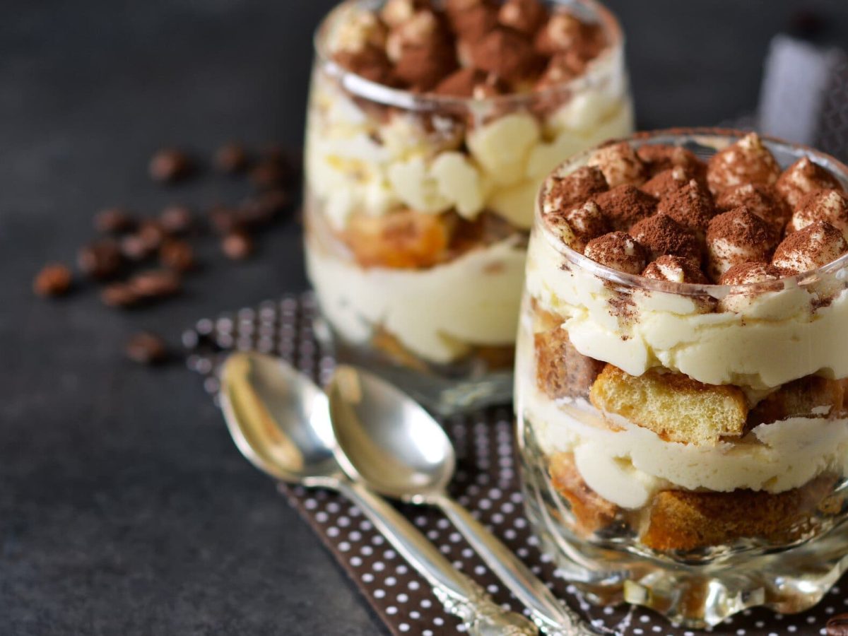 Tiramisu in Gläsern