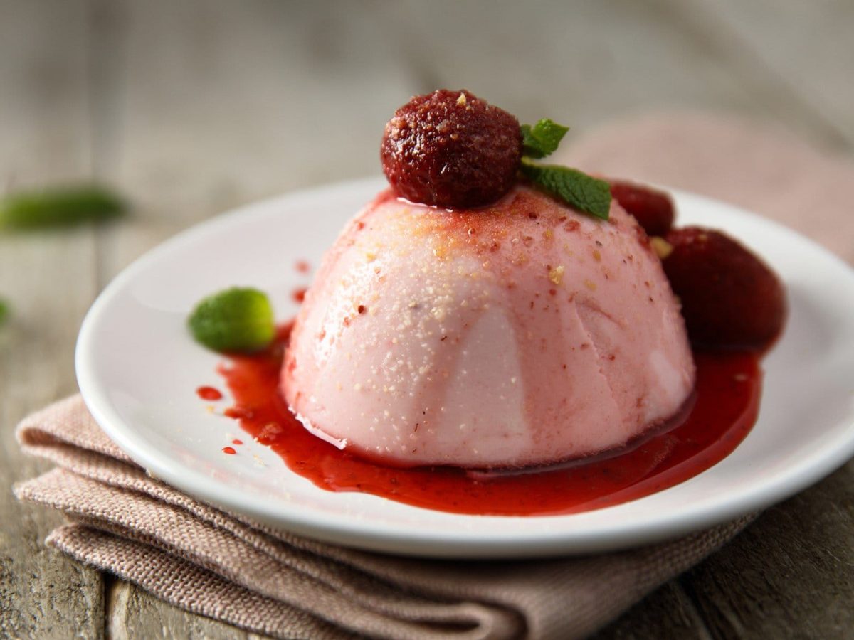 Erdbeer-Panna-Cotta