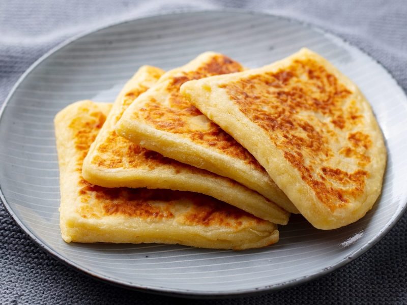 Ein Teller mit Tattie Scones