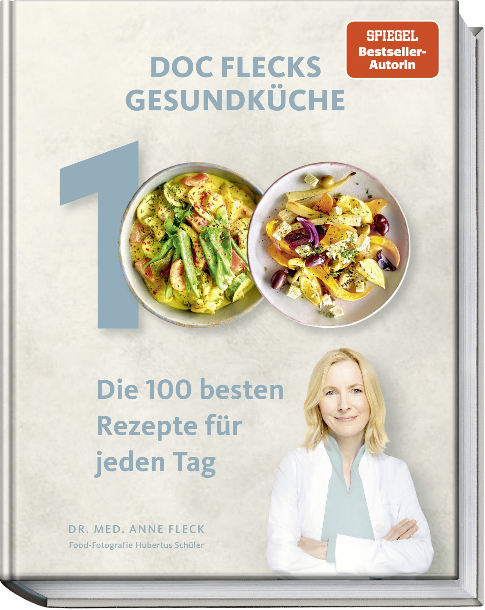 Frontalansicht vom Buchcover von Doc Flecks Gesundküche.